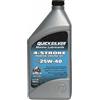 Quicksilver Olio motore 4 tempi SAE 25W-40 per motori marini entrofuoribordo Quicksilver - 4 litri