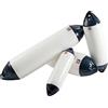 Osculati Parabordi Serie Heavy Duty in PVC Corpo Bianco Testa Blu - 9 Misure Disponibili - OF7 - 37x100 cm.