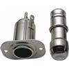Motomarine Presa e spina in acciaio inox tipo accendino.