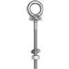 Osculati Anello con Perno in Acciaio Inox AISI 316 - Perno Ø 8 mm / Lungh. 100 mm