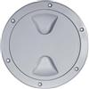 Osculati Tappo d'Ispezione a Vite Grigio RAL 7042 - Tenuta Stagna con O-Ring - Approvato CE - Ø 260x203 mm.