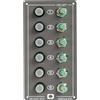 Osculati Pannello Elettrico Elite 6 Interruttori Riarmabili - Alluminio IP56
