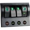 Osculati Pannello Elettrico PCP Compact 4 Interruttori LED - IP66
