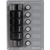 Osculati Pannello Elettrico Verticale 6 Interruttori - Policarbonato Grigio IP56