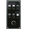 Motomarine Pannello interruttori Black Sea 6x16A + presa 12V