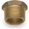 Maritex Riduzione Ottone Maschio-Femmina - Raccordo di Riduzione per Linee Idrauliche di Bordo - 2"x1"1/2