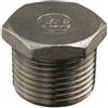 Motomarine Tappo a Vite in Acciaio Inox AISI 316 - Raccorderia Idraulica - 2"
