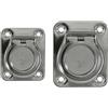 Roca Maniglia acciaio inox a incasso 50x60 mm. alzapaglioli ROCA