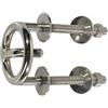 Motomarine Anello traina sci in acciaio inox Ø60 Perni 75x10mm.