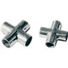 GFN Raccordo per pulpiti Ø 22 mm. A croce Acciaio Inox AISI 316 da fusione