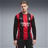 PUMA Maglia a maniche lunghe Home AC Milan Authentic 26/27 da uomo, Abbigliamento, Nero, S