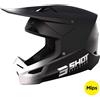 Shot Casco Moto Cross Enduro Shot RACE RAW Nero Opaco