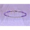Bundela Gems Bracciali con perle rotonde sfaccettate ametista delicata e opale etiope 6-8""