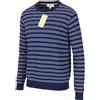 SCOTCH & SODA Felpa Uomo Cotone 70% Collo America Giro Blue M