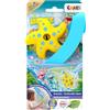 INKEE TOYS Set Giocattoli da Bagno per Bambini - Scivolo e Stella Marina per Vasca con Ventose, Giocattolo Acquatico Interattivo dai 3 anni, 3 Pezzi