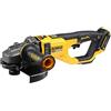 DeWALT Smerigliatrice angolare a batteria DCG460N-XJ, 54 V, 230 mm, smerigliatrice con interruttore a paddle
