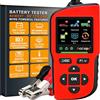 Acclope BT90 PRO - Tester per batteria, 6 V/12 V/24 V, per AGM/EFB/GEL/LiFePO4, 2 - 360 Ah, 30 - 3800 CCA, con stampa cloud, test di avviamento, nero, SAE/EN/IEC/CA/MCA, SOH/SOC/tensione/resistenza