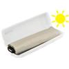 Knirps Ultra US.050 Slim Manual, ombrello tascabile ultra leggero e piatto, resistente alle tempeste, antivento, 21 cm, beige con custodia, 90 cm