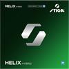 STIGA Gomma per Telaio da Tennistavolo Helix Hybrid 55 Rosso 2,2