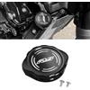 TOTHERIDER Coperchio di protezione decorativo per moto, compatibile con Kawasaki Z900RS /CAFE Z 900RS Z 900 RS 2021-2025, accessorio per serbatoio dell'acqua (nero)
