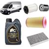 OP Kit tagliando 4 filtri + 7L olio 5W-30 IPC C2 compatibile con Peugeot boxer 2.0 BLUEHDI 160 4X4 Gasolio 2016-2019