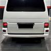 OMAC Protezione Soglia Baule Protezione Paraurti compatibile con VW T4 Transporter 1990-2003 Acrilico Nero
