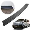 CHROMEMASTER | Protezione paraurti Posteriore | Compatibile con Citroen Jumpy 2016- L1 XS, L2 M; Polyurethane, nero opaco; Protezione paraurti protegge la vernice del paraurti dai graffi ed i danni