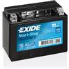 EXIDE Batteria 11, Ah 150, A/EN EK111 L 150mm B 90mm H 130mm Compatibilità con VW XL1 Coupe, MERCEDES-BENZ VITO Furgonato W447 Classe C Sedan W205 Classe V W447 GLC X253 Sprinter 3,5-T Van 907, 910