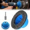 ZDQC Smerigliatrice mozzo ruota, diametro interno 90 mm, diametro esterno 150 mm, per gancio di traino, con azionamento da 1/2, pulitore mozzo ruota auto per cambio cerchioni, pulizia mozzo ruota