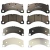 FERODO Kit pastiglie freni Anteriore predisposto per visualizzazione avviso usura senza accessori FDB4717 Compatibilità con PORSCHE Cayenne 92A Macan 95B PANAMERA 971 Panamera Sport Turismo 971