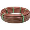 Aqua Control C4356 - Rotolo di tubo in polietilene per irrigazione da 25 metri, con gocciolatori integrati ogni 50 cm, diametro 16 mm, consumo costante per gocciolatore di 2 l/h, colore marrone, 2500x1,6x1,6 cm