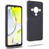 REY Cover in Gel TPU Nera per ZTE Blade A76 5G, Ultra Sottile 0,33 mm, Morbido Flessibile, Custodia Silicone