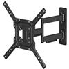 Monoprice Staffa di montaggio a parete per TV da 24 a 55, articolata Full-Motion, peso massimo 34,9 kg, modelli VESA fino a 400 x 400, girevole, certificato UL, serie Select