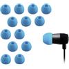 Xcessor Ricambio Auricolari Earbud/Earpad in Silicone 7 Paia (Set da 14 Pezzi). Compatibile con la Maggior Auricolare Cuffie Marche. Taglia: GRANDE (L). Colore: Blu