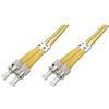Digitus Cavo patch DIGITUS LWL OS2 - Cavo in fibra ottica da 1 m ST a ST - LSZH - Duplex monomodale 09/125µ - 10 GBit/s - Giallo, OS2 - ST/ST