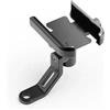 YOUBONET Supporto per cellulare per motocicletta Per SYM Jet X 125 150 JETX JET14 EVO 200 JET 14 125 Moto Manubrio CNC/Specchietto Supporto Per Telefono GPS Supporto Per Telefono(NN-7)