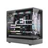 Noua Diamond CK100 | Case PC Gaming ATX Mid Tower | Ventola PWM Led ARGB | USB 3.0 | Supporto Raffreddamento Liquido 360 mm | Doppio Vetro Temperato Continuo - Nero
