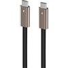 Ubluker Cavo USB C a USB C 40Gbps 4M, 240W 100W 60W USB4 24PIN per Thunderbolt 4 Emarker 48V 5A PD 3.1 Video Audio Sinc Dati Ricarica Rapida per iPhone17 16 15 Galaxy S26 25 Monitorare PC Mac Laptop