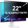 RUORD Pellicola Privacy 22 Pollici 16:10 (47.4x29.7cm) Monitor - Filtro Privacy Schermo Luce Blu & Anti-Riflesso, Rimovibile | Filtro Privacy PC per Ufficio