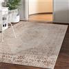 Mazovia Tappeto Salotto Moderno Pelo Corto - Tappeti Moderni Soggiorno - Tappeti Camera da Letto - Tappeti Salotto Grandi Dimesnioni - Motivo Astratto Vintage - Beige 200x300 cm