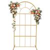 Bdneygtyr Arco per matrimonio, supporto per carta da parati, supporto per palloncini, decorazione per cerimonia nuziale, macchina fotografica, compleanno, durevole, facile da montare