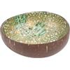 DOITOOL Ciotola Per Chiavi in Guscio Di Cocco Verde Vassoio Decorativo Multiuso Per Organizzare Gioielli Anelli E Orecchini Decorazione Domestica Per Entrate E Camere