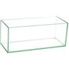 Royal Imports Vaso decorativo in vetro per fiori, centrotavola per casa o matrimonio, forma rettangolare oblunga, lunghezza 25,4 cm, 10 cm altezza x 10 cm larghezza apertura, trasparente