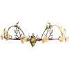RUNRAYAY Fascia per capelli con fiori gialli, corona di foglie, copricapo da elfo del bosco, floreale, foresta, per donna, Halloween, cosplay, servizio fotografico fantasy, H