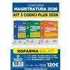Neldiritto Editore Codice penale e di procedura penale plus + Codice civile e di procedura civile plus + Codice amministrativo plus. Kit per il concorso in magistratura