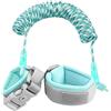GERUI Guinzaglio per bambini con cinturino di sicurezza, rotazione a 360°, fascia elastica (verde)