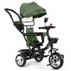 HUOLE Triciclo evolutivo per bambini 1-5 anni, per bambini,Triciclo 4 in 1 per tutto il 4 in 1 Draisina, motivo: Putter permette un direttorio deportato, regalo di compleanno-4 in 1: verde