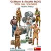 MiniArt 49018 Set di figure in scala 1:48 piloti tedeschi/italiani (6) N.A. - riproduzione fedele, modellismo, kit in plastica, artigianato, hobby, incollaggio, model kit