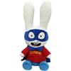 PTS SRL SIMONE IL CONIGLIO Peluche Simon Rabbit versione SUPEREROE Mascherato seduto - altezza 25cm comprese le orecchie - Multicolore
