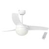 Bastilipo 7876-Cancún Bianco Cancún Ventilatore da soffitto LED con telecomando